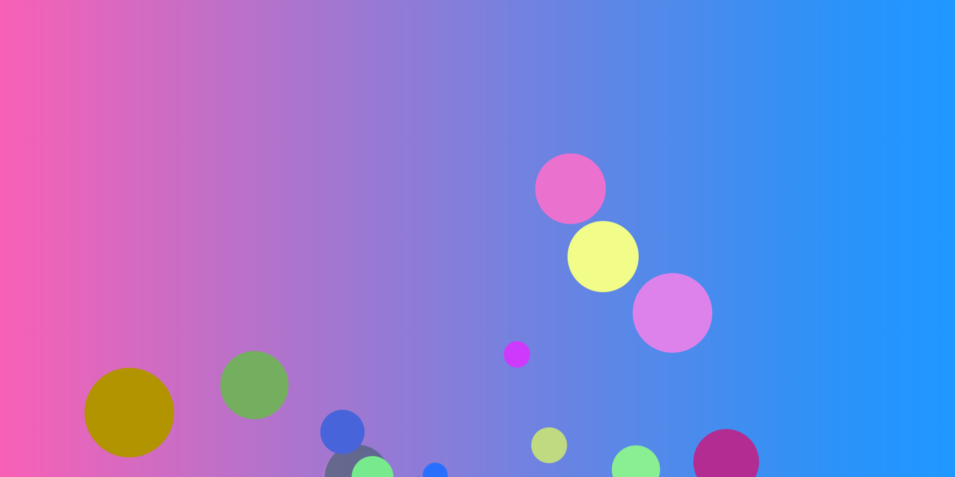 Bubble Animation Exercise